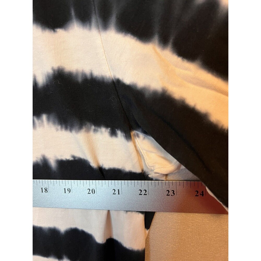 Guess Los Angeles Striped Shirt Mens Size Large Black White Stripe 90s‎ Style - Picture 4 of 4